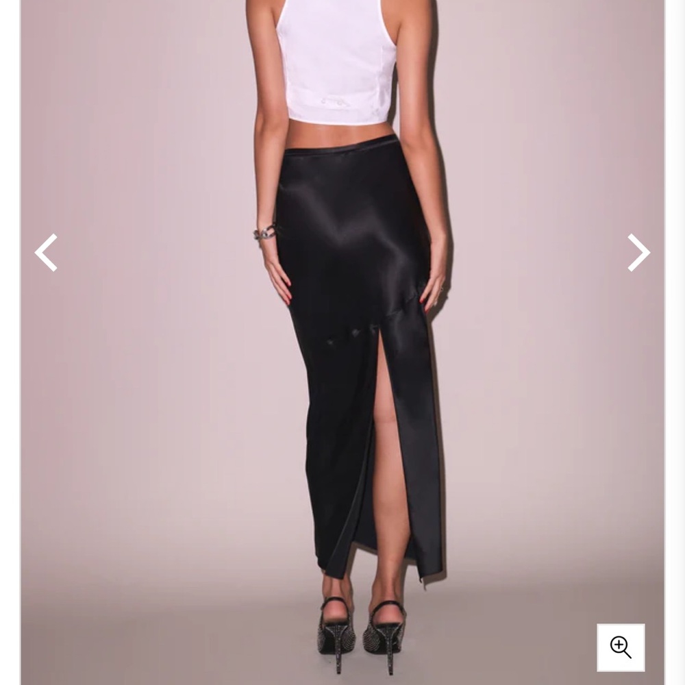 Fleur du Mal White Sleeveless Top with Black Ribbon - Picture 4 of 6